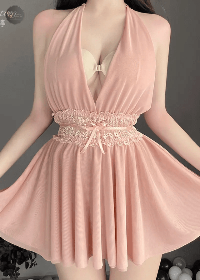 Women Sexy Lingerie Lace Babydoll Chemise Exposed Dress Erotic Underwear Open Bra Erptic Sex Costumes Bodysuit Exotic Outfit_img_4