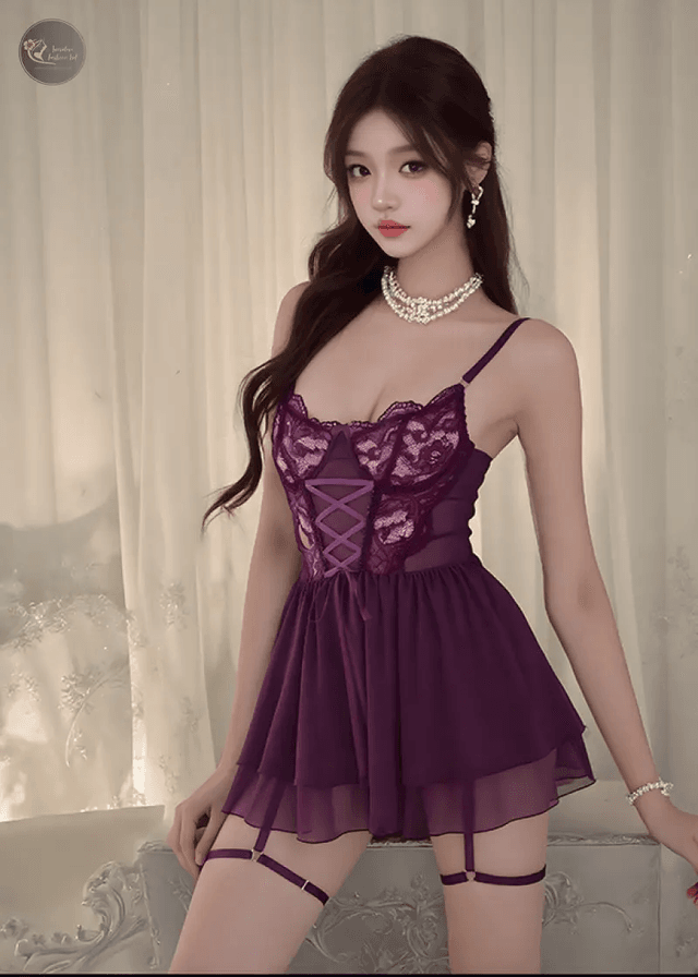 Lingerie Set Transparent Porno Lace Erotic Underwear Sexy Bra Set And Garter Set Lingerie Sexy Hot Erotic Sleepwear_img_0