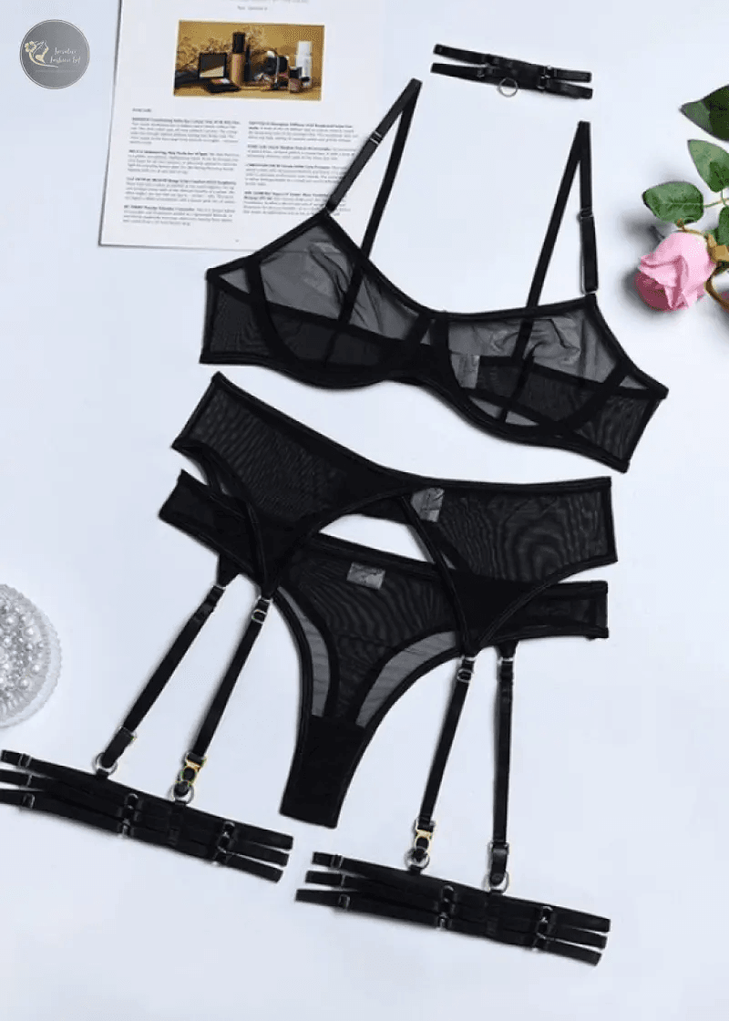 Transparent Mesh Panty Sexy Lingerie Set for Women - Soft & Stretchy Comfort | Perfect for Daily