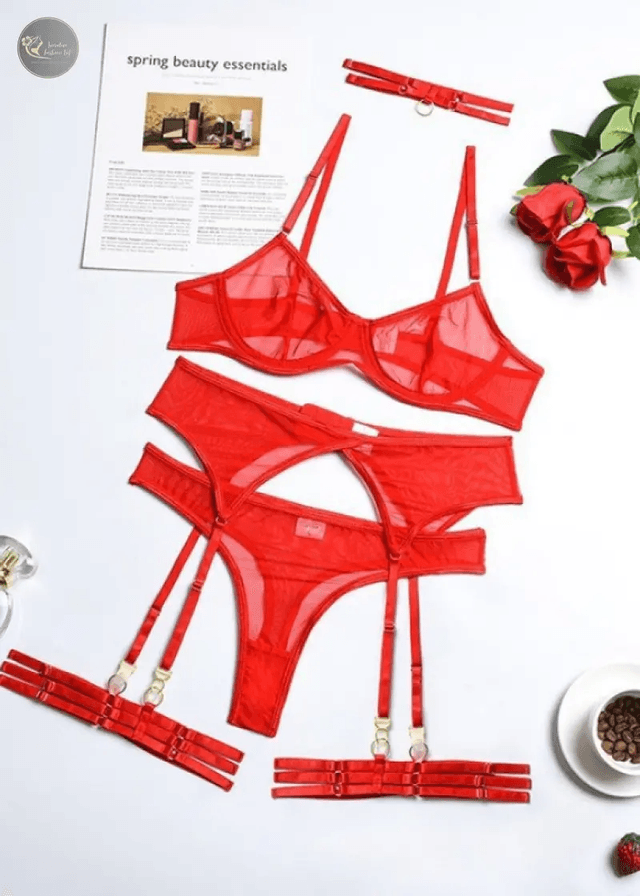 Transparent Mesh Panty Sexy Lingerie Set for Women - Soft & Stretchy Comfort | Perfect for Daily_img_1