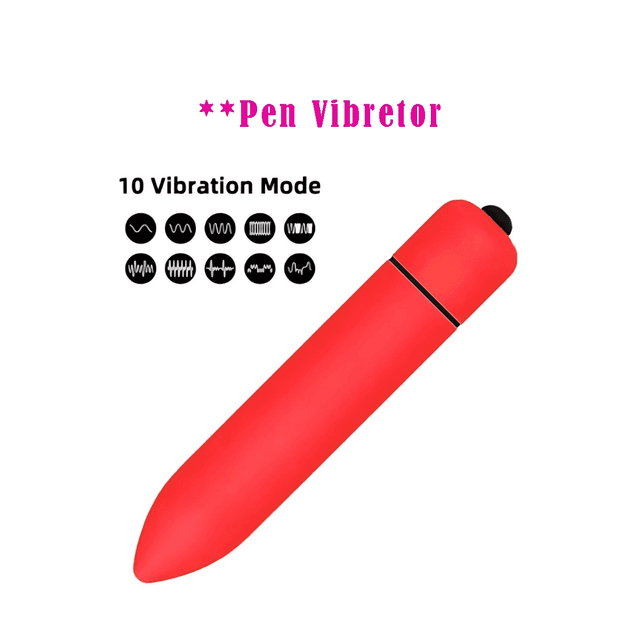 Mini Pulse 10 Unique Modes Pen Vibrator For Women_img_0