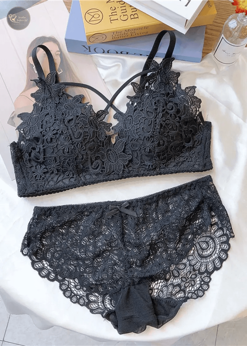 Fashion Sexy Bars Adjusted Seamless Lingerie Wire Free Bras For Women Push Up Bra Intimates Push-Up Bra Set