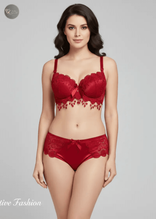 Fashionable and sparkling girl sexy women's bra set wholesale bow tie women's underwear without steel ring bra set_img_0