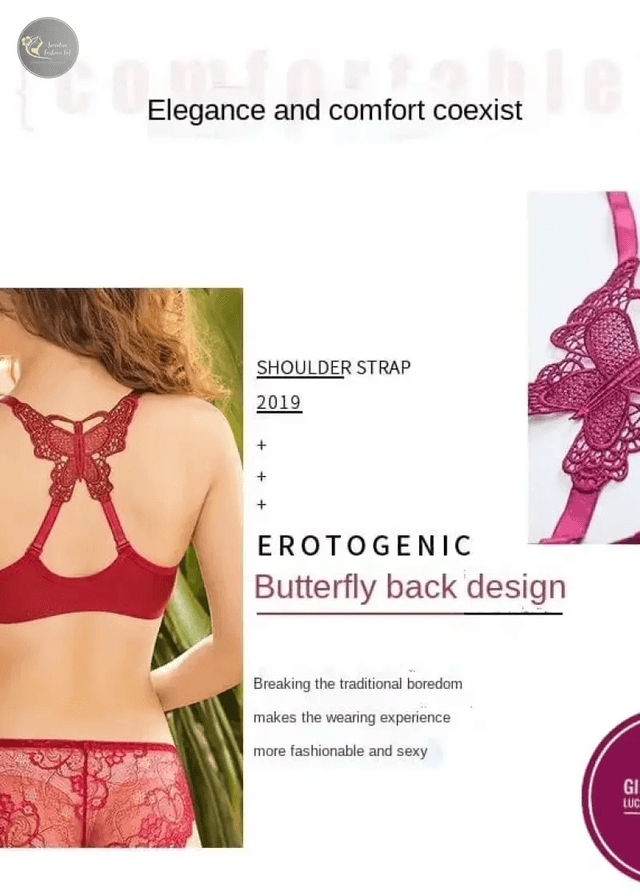 Hot Selling Fashion Style Cute Bra Set Push up Lace Breathable Sweet Ladies Underwear and Briefs_img_5