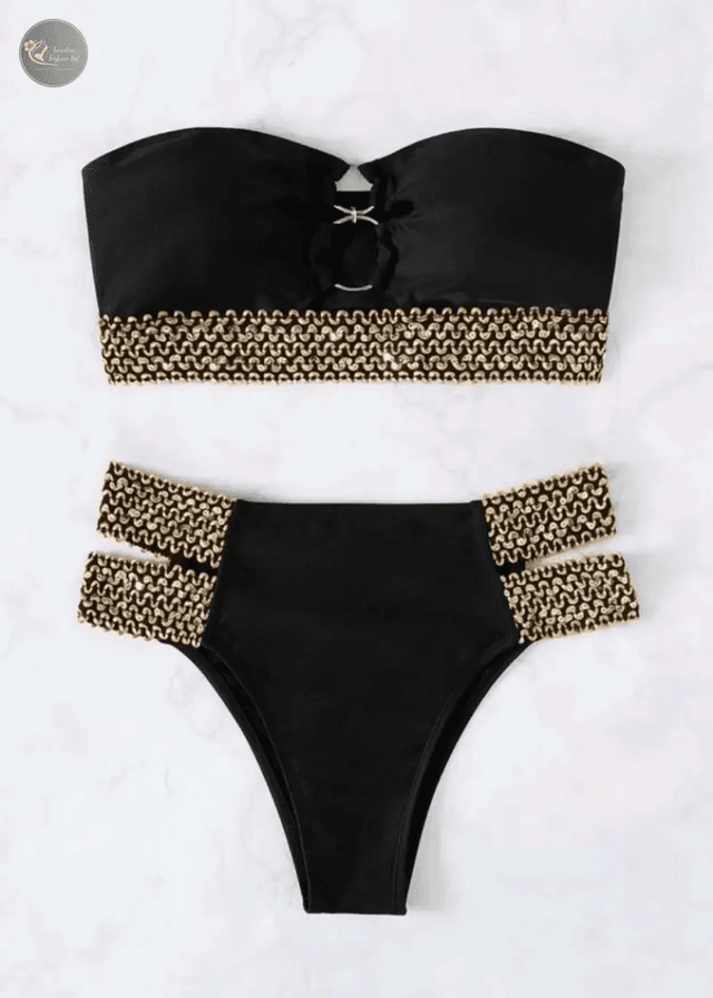 Push-up Bikini Set Two Piece Swim Suit Swimwear Low-waisted Beachwear Bathing Suit 2025 Sexy Women Bikini Brazilian Swimsuit_img_2