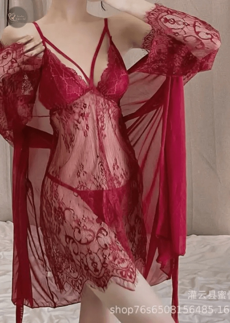 Sexy Pajamas 3 Piece Set