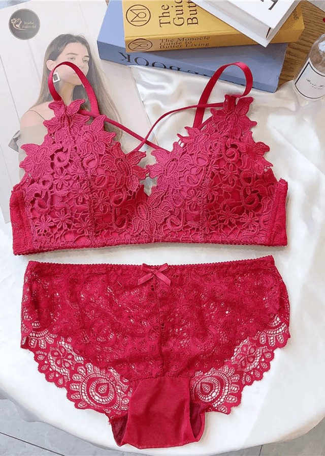 Fashion Sexy Bars Adjusted Seamless Lingerie Wire Free Bras For Women Push Up Bra Intimates Push-Up Bra Set_img_4