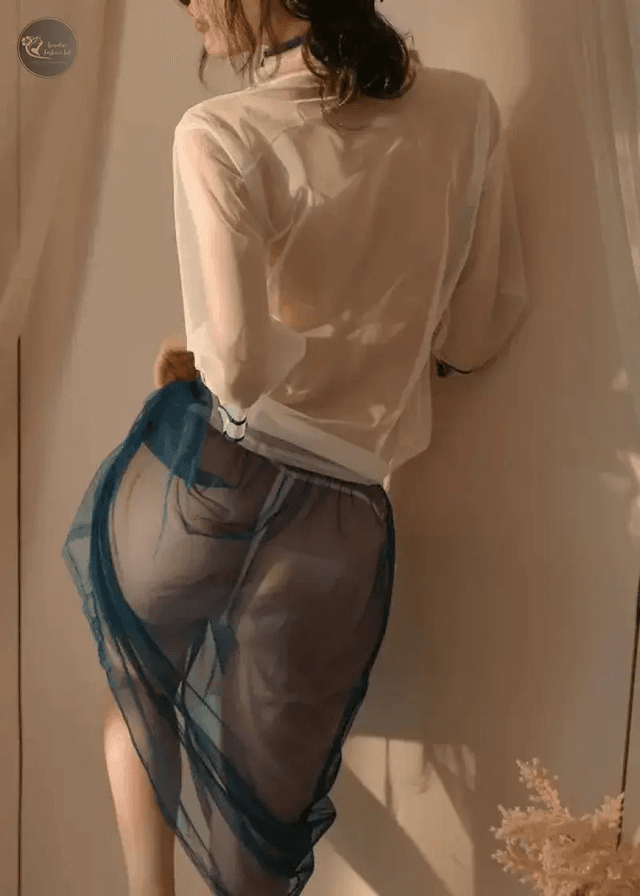 Night Fun Desire Lingerie Mesh See-through Republic of China Uniform Temptation Passion Retro Set Women Drops_img_0