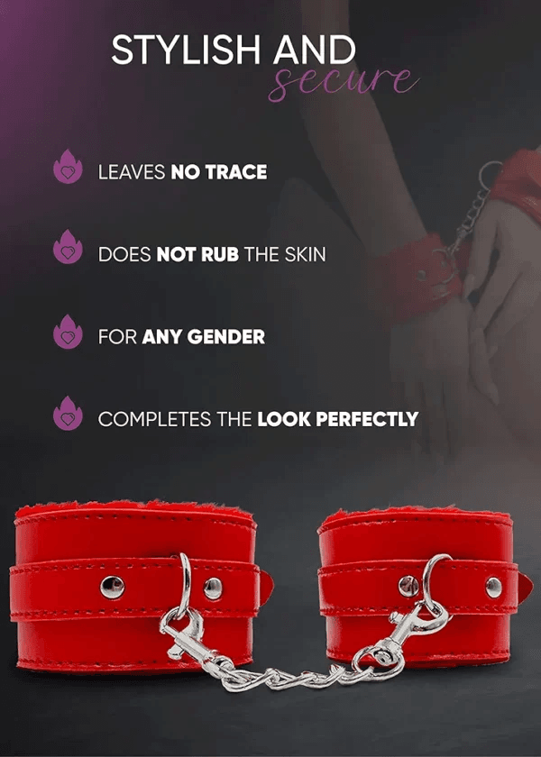 PU Leather Restraint Hand Wrist Cuffs_img_7