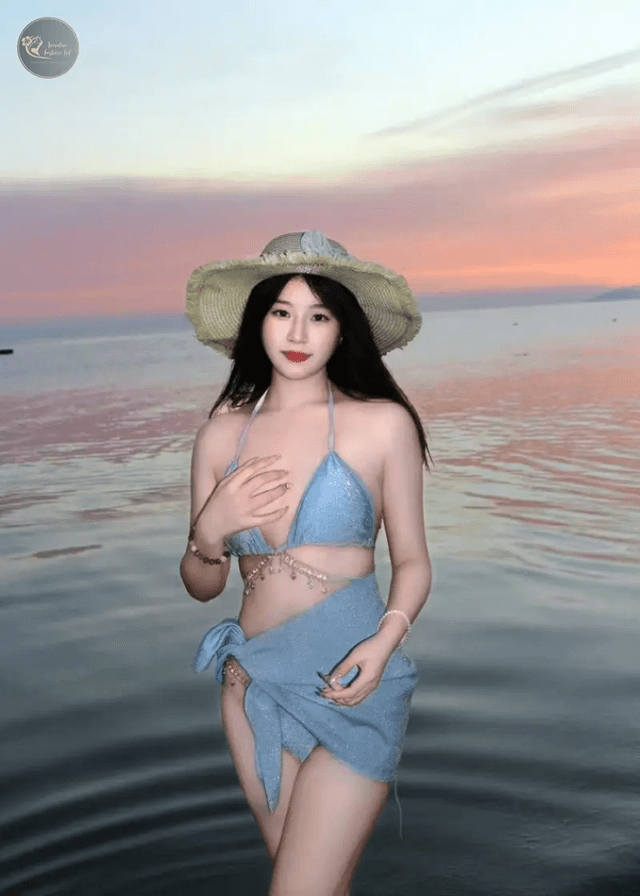 Beauty Merpeople Amazing Mermaid Sexy Triangle Bikini Set Swimwear Women Halter Bathing Beachwear with Crystal Diamond Chain_img_1