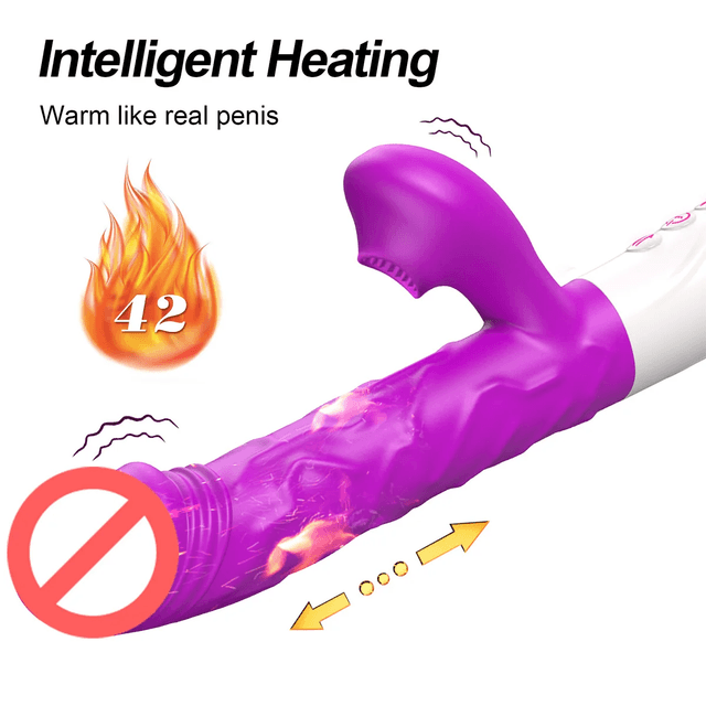 G-spot vibrator with heating and thrusting_img_1
